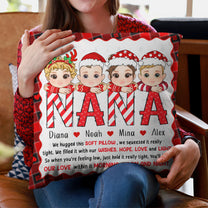 Nana We Hugged This Soft Pillow - Personalized Pillow (Insert Included)