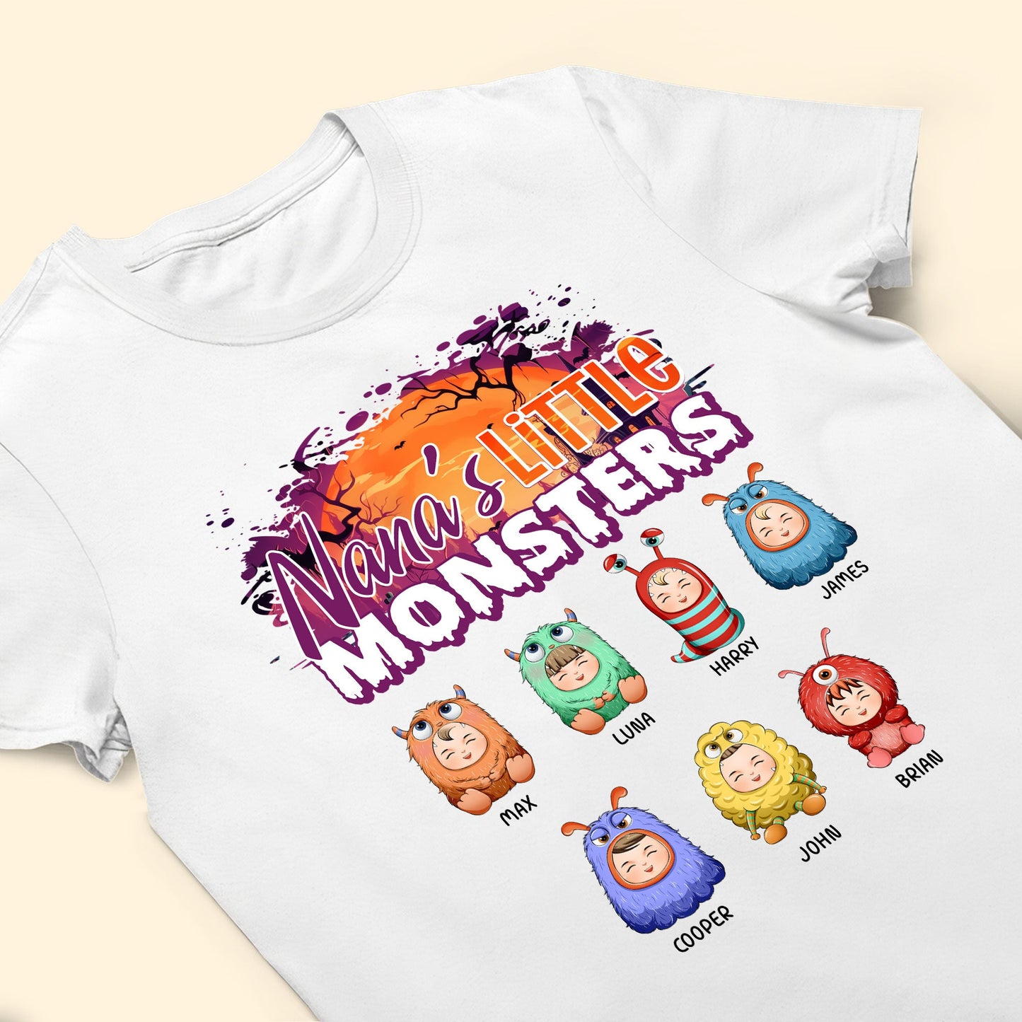 Nana's Little Monsters - Personalized Shirt