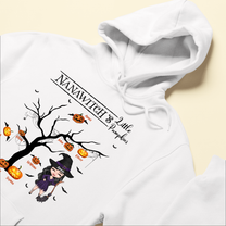 Nanawitch's little pumpkins - Personalized Shirt - Halloween Gift For Grandmother - Chibi Witch