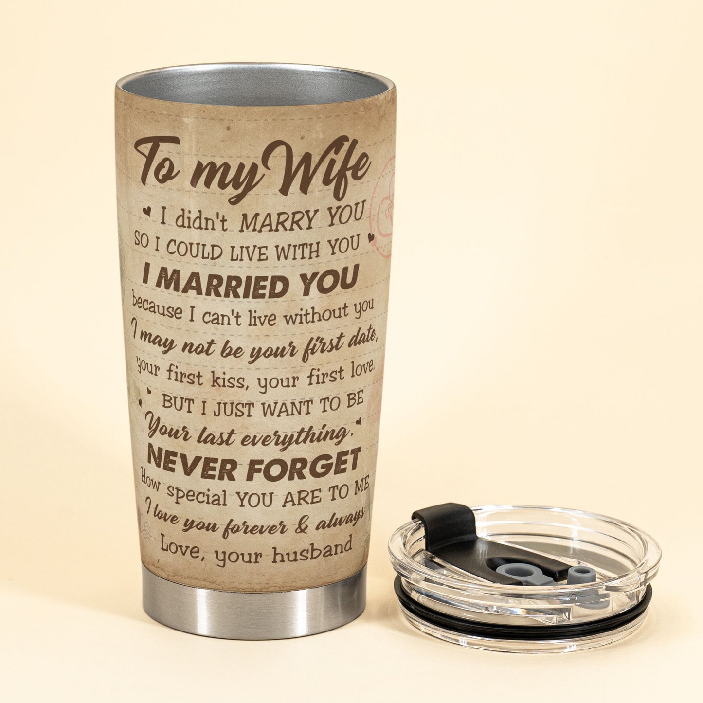 Never Forget How Special You Are - Personalized Tumbler Cup - Anniversary, Birthday Gift For Spouse, Husband, Wife, Boyfriend, Girlfriend