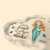 Never Forget The Difference You Make - Personalized Heart Shaped Acrylic Plaque