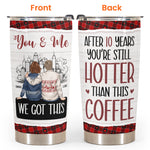 New After 10 Years You're Still Hotter Than This Tea Coffee - Personalized Tumbler Cup