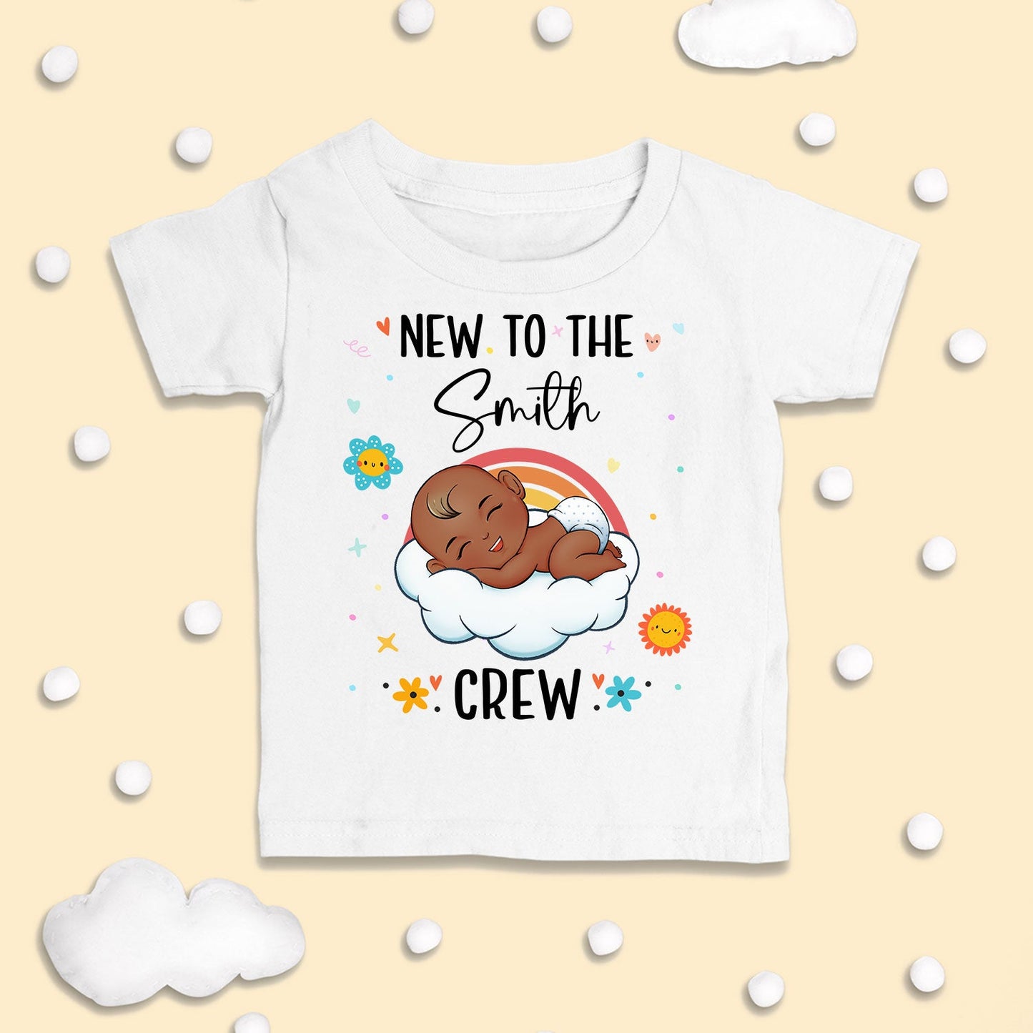 New To The Crew - Personalized Baby Onesie