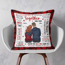 New Version I Met You I Liked You I Love You - Personalized Pillow (Insert Included)