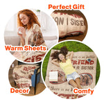 No Better Sister Than You - Personalized Photo Blanket