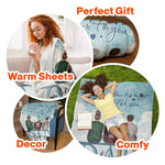 No Matter How Big We Get - Personalized Blanket - Fathers Day Gift For Dad, Grandpa, Papa