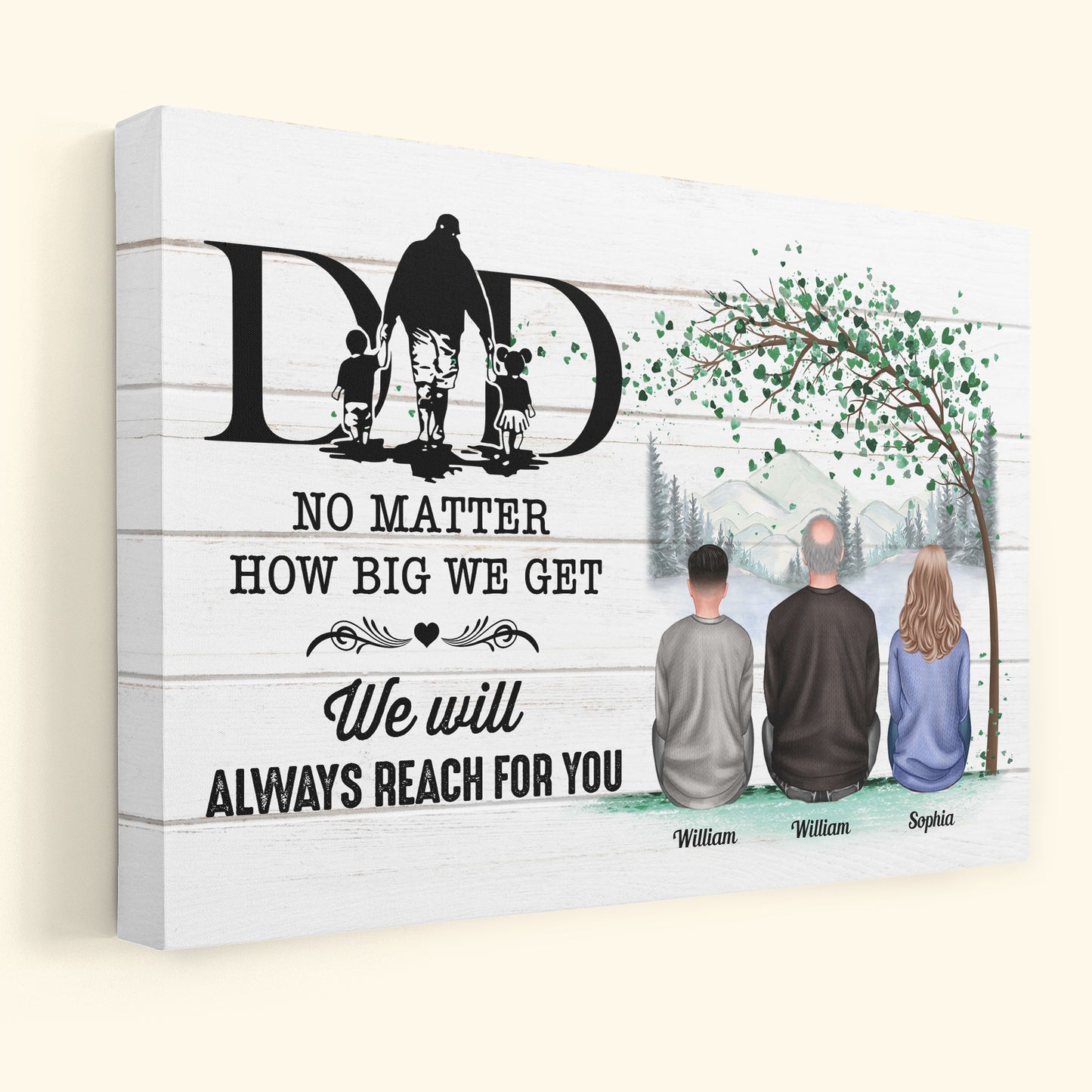 No Matter How Big We Get - Personalized Poster/Wrapped Canvas
