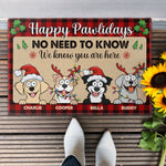 No Need To Knock - Personalized Doormat