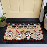 No Need To Knock - Personalized Doormat