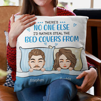 No One I'd Rather Snoring Loud Beside Me  - Personalized Pillow (Insert Included)