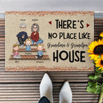 No Place Like Grandma & Grandpa's House - Personalized Doormat
