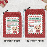 North Pole Express Delivery For Kids From Santa - Personalized Christmas Sack