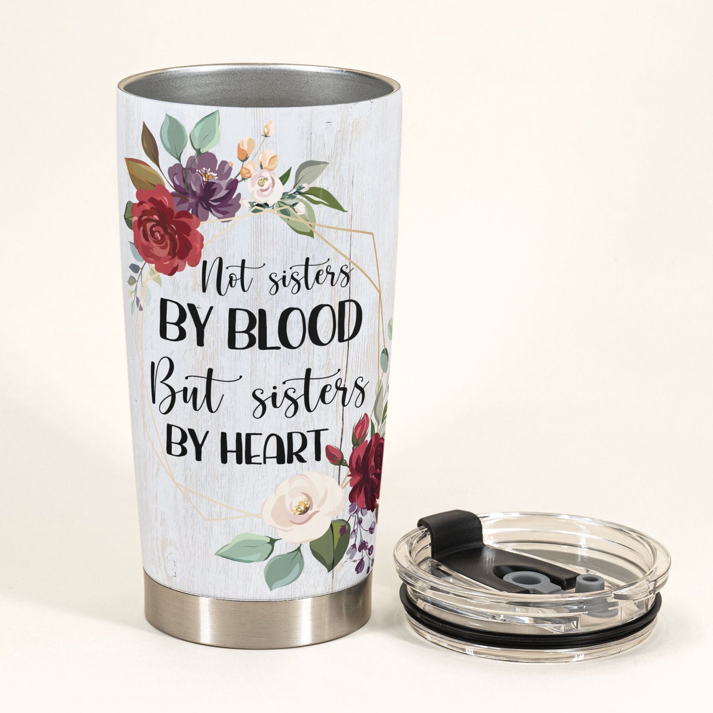 Soul Sisters Not Sisters By Blood But Sisters By Heart - Personalized Tumbler Cup