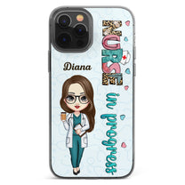 Nurse In Progress - Personalized Clear Phone Case