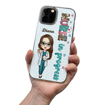 Nurse In Progress - Personalized Clear Phone Case