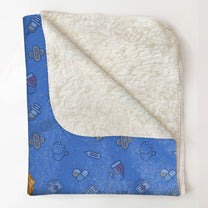 Nurse Life - Cartoon Version - Personalized Blanket - Birthday, Christmas, New Year Gift For Nurse, Doctor, Medical Staff, Colleagues