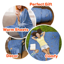 Nurse Life - Cartoon Version - Personalized Blanket - Birthday, Christmas, New Year Gift For Nurse, Doctor, Medical Staff, Colleagues