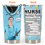 Nurse Nutrition Facts - Personalized Phtoo Tumbler Cup