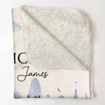 Nursery Room Decor - Personalized Baby Blanket