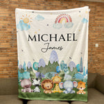 Nursery Room Decor - Personalized Baby Blanket
