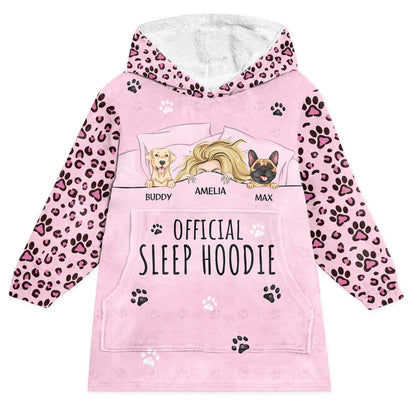 Official Sleep Hoodie Leopard Version - Personalized Oversized Blanket Hoodie