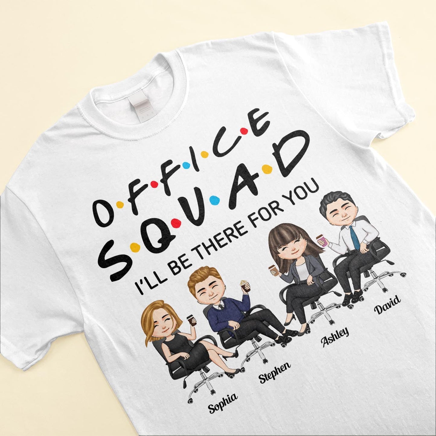 Office Squad New Version - Personalized Shirt - Birthday Gift For Colleagues, Employees, Staffs