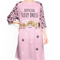 Official Sleep Dress - Personalized 34 Sleeve Dress