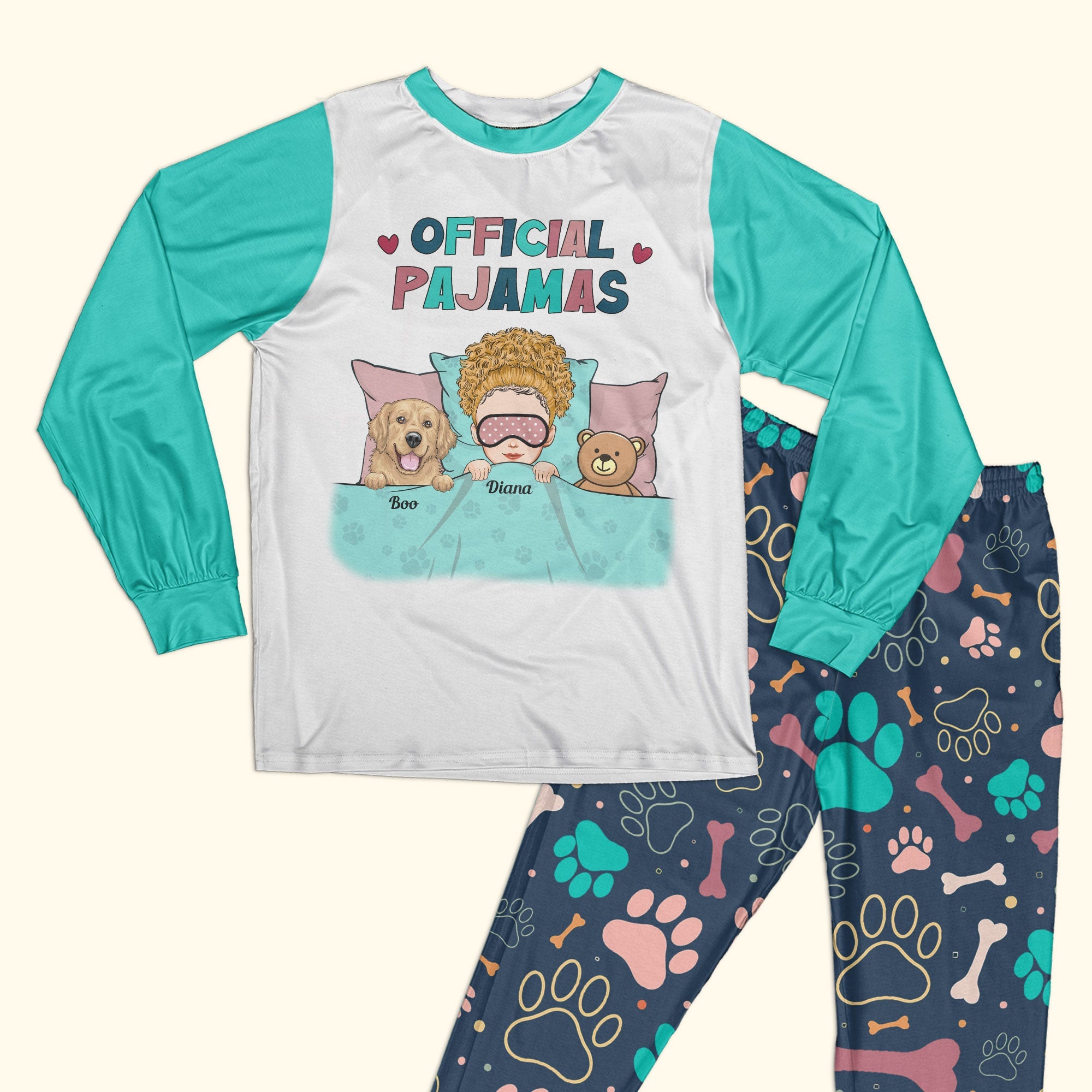 Official Sleeping Set - Personalized Pajama Set