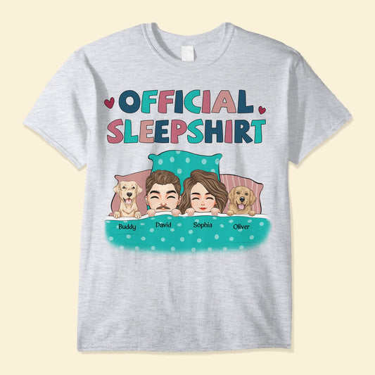 Official Sleepshirt Cute Couple Version - Personalized Shirt