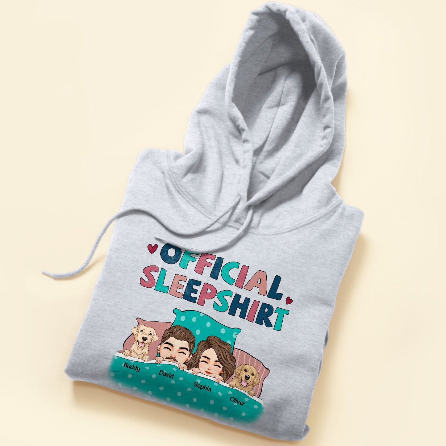 Official Sleepshirt Cute Couple Version - Personalized Shirt