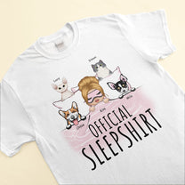 Official Sleepshirt - Personalized Shirt - Birthday Gift For Dog & Cat Lovers