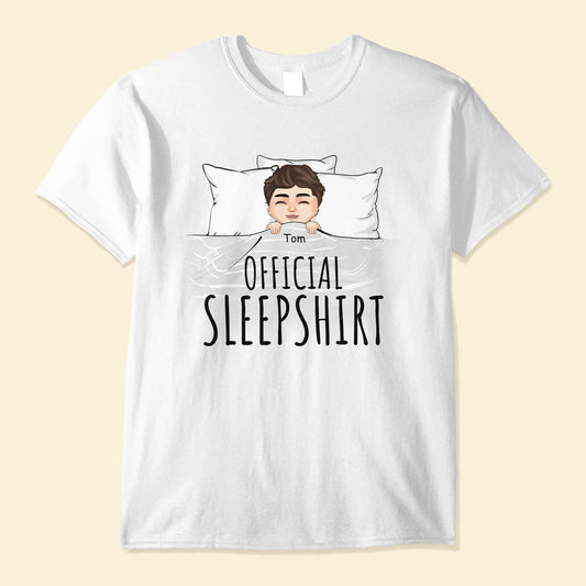 Official Sleepshirt - Personalized Shirt - Birthday Gift For Sons, Grandsons