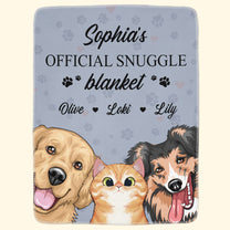 Official Snuggle Blanket - Personalized Blanket