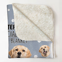 Official Snuggle Blanket - Personalized Blanket - Christmas, Birthday, Loving Gift For Pet Owners, Dog Lovers, Cat Lovers