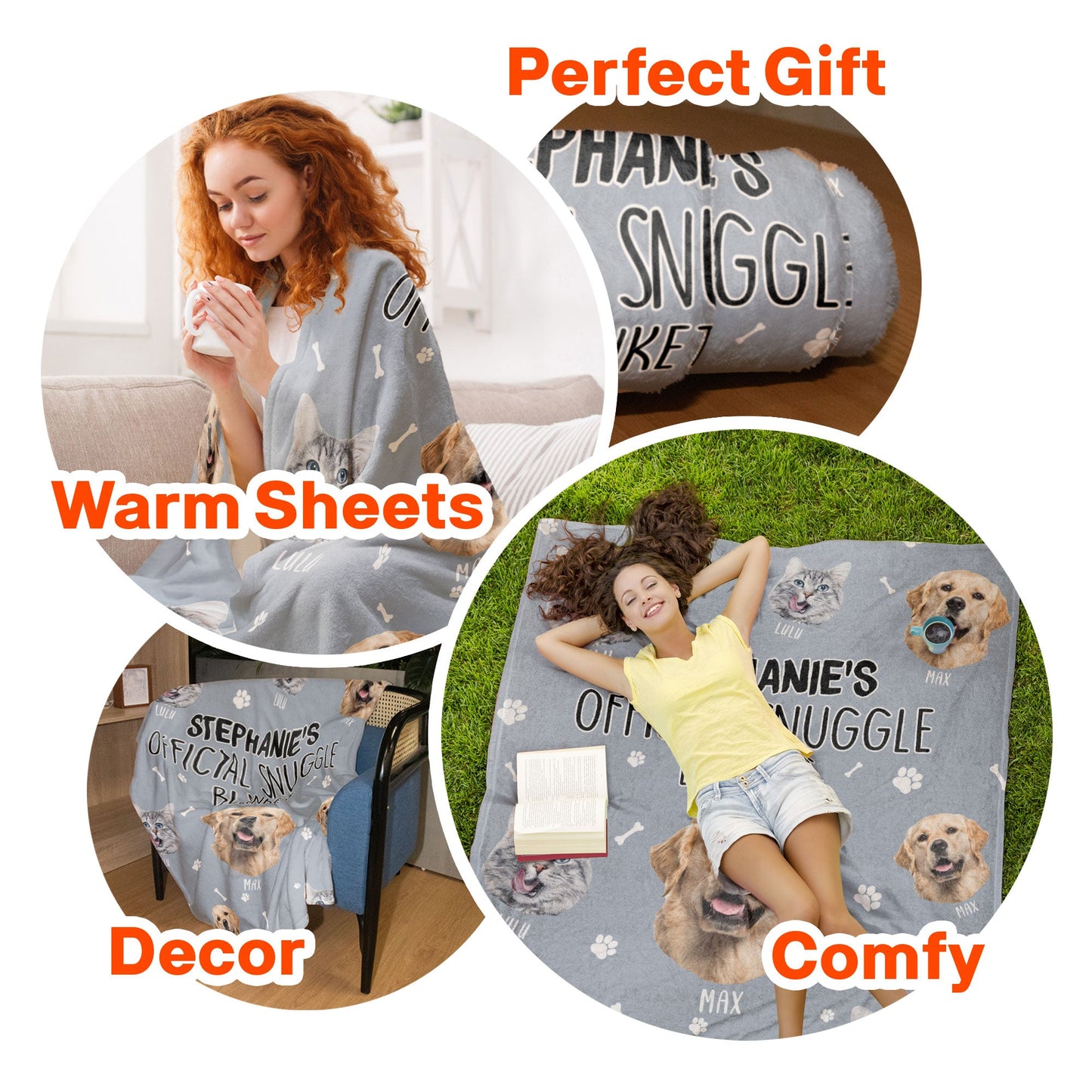 Official Snuggle Blanket - Personalized Blanket - Christmas, Birthday, Loving Gift For Pet Owners, Dog Lovers, Cat Lovers
