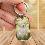 Once By My Side Forever In My Heart - Personalized Photo Stainless Steel Keychain