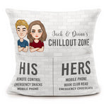 Our Chillout Zone - Personalized Pocket Pillow (Insert Included)