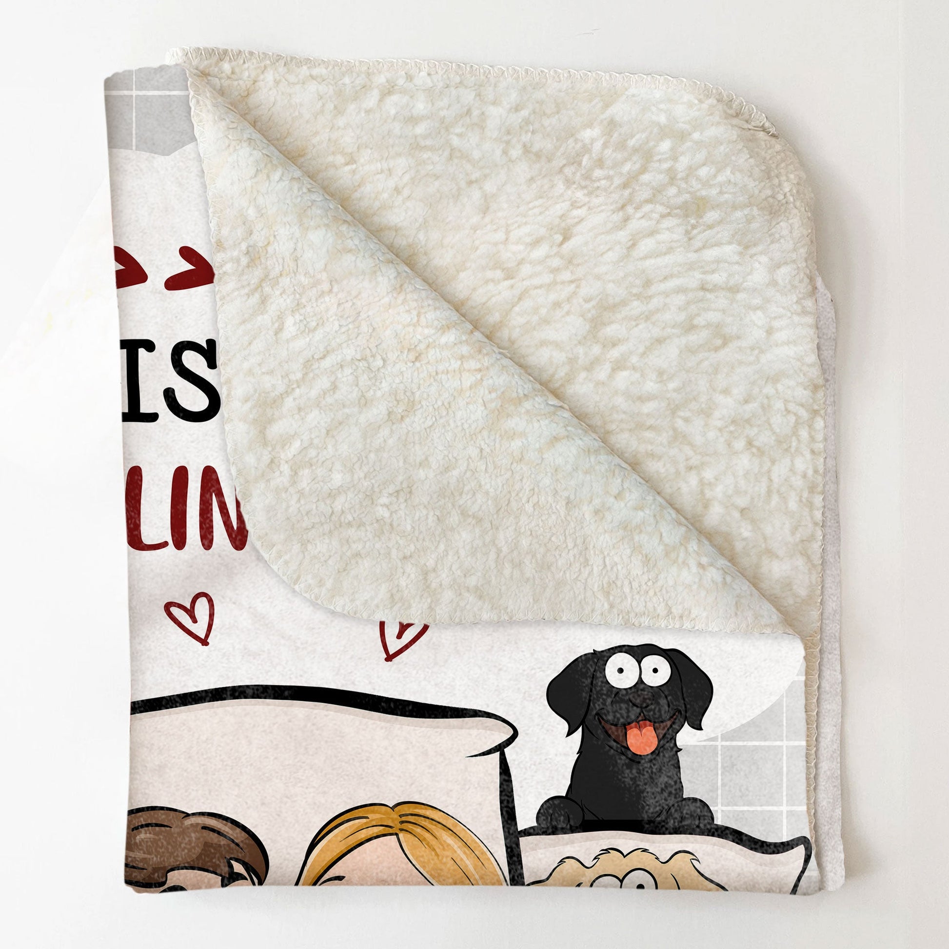 Our Cuddling Blanket - Funny Version - Personalized Blanket