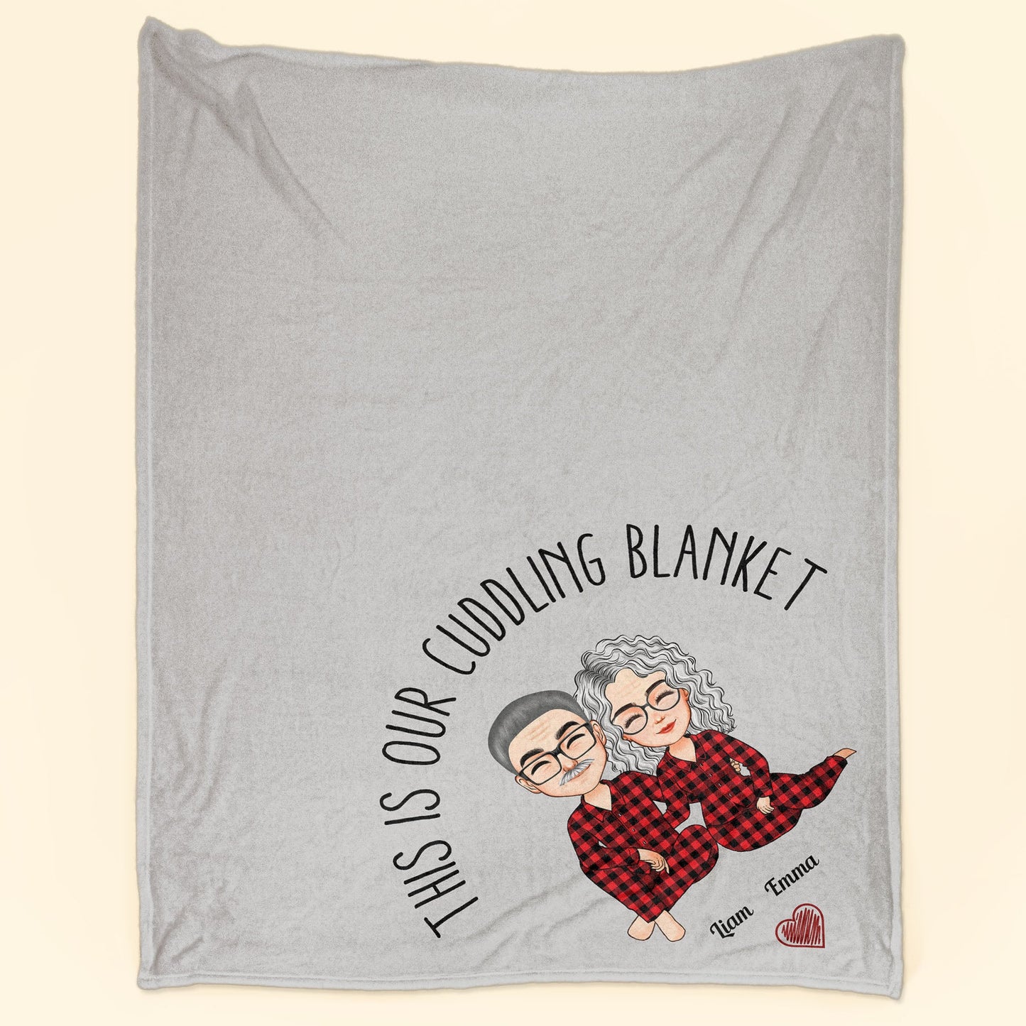 Our Cuddling Blanket - Personalized Couple Blanket