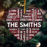 Our Family 2026 Custom Name Ornament - Personalized Ceramic Ornament