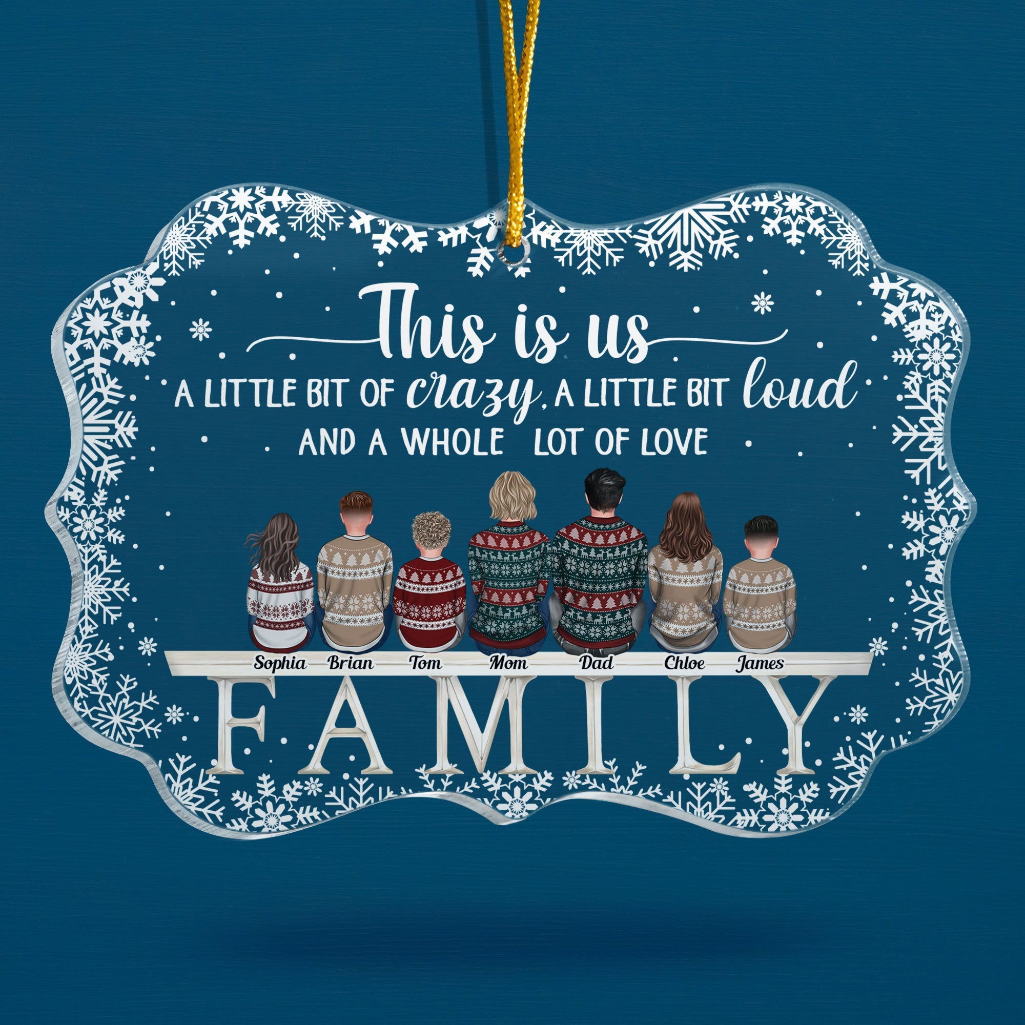 Our Family - Personalized Acrylic Ornament