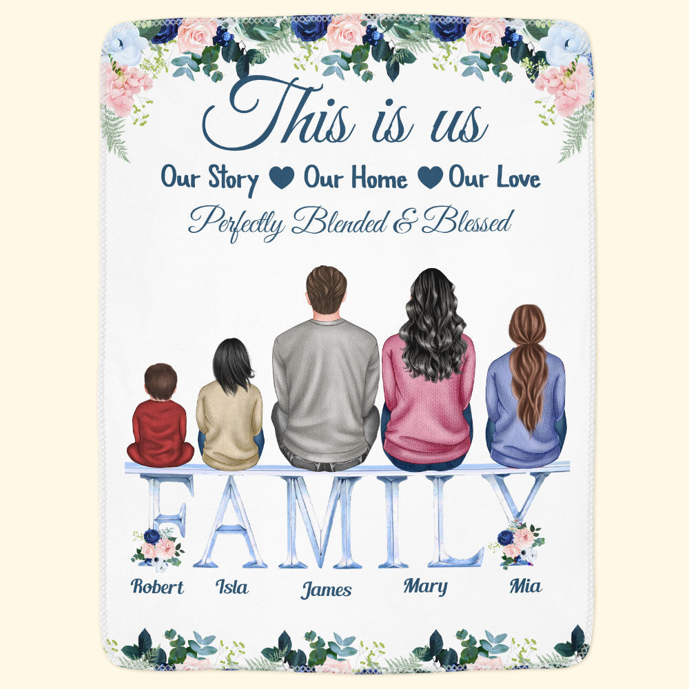 Our Family - Personalized Blanket