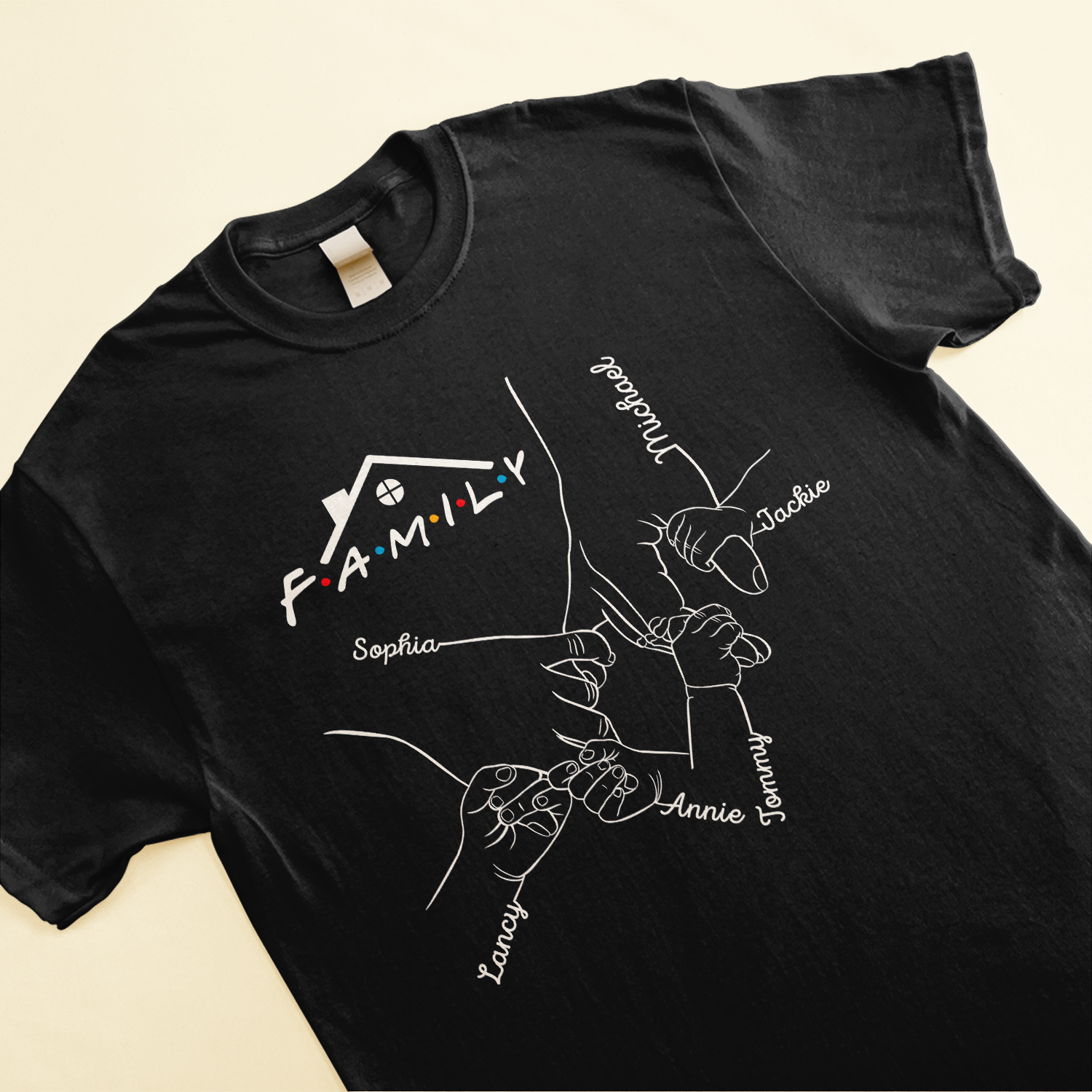 Our Family - Personalized Shirt - Birthday, Loving, Funny Gift For Family Members, Mom & Dad, Husband & Wife, Children