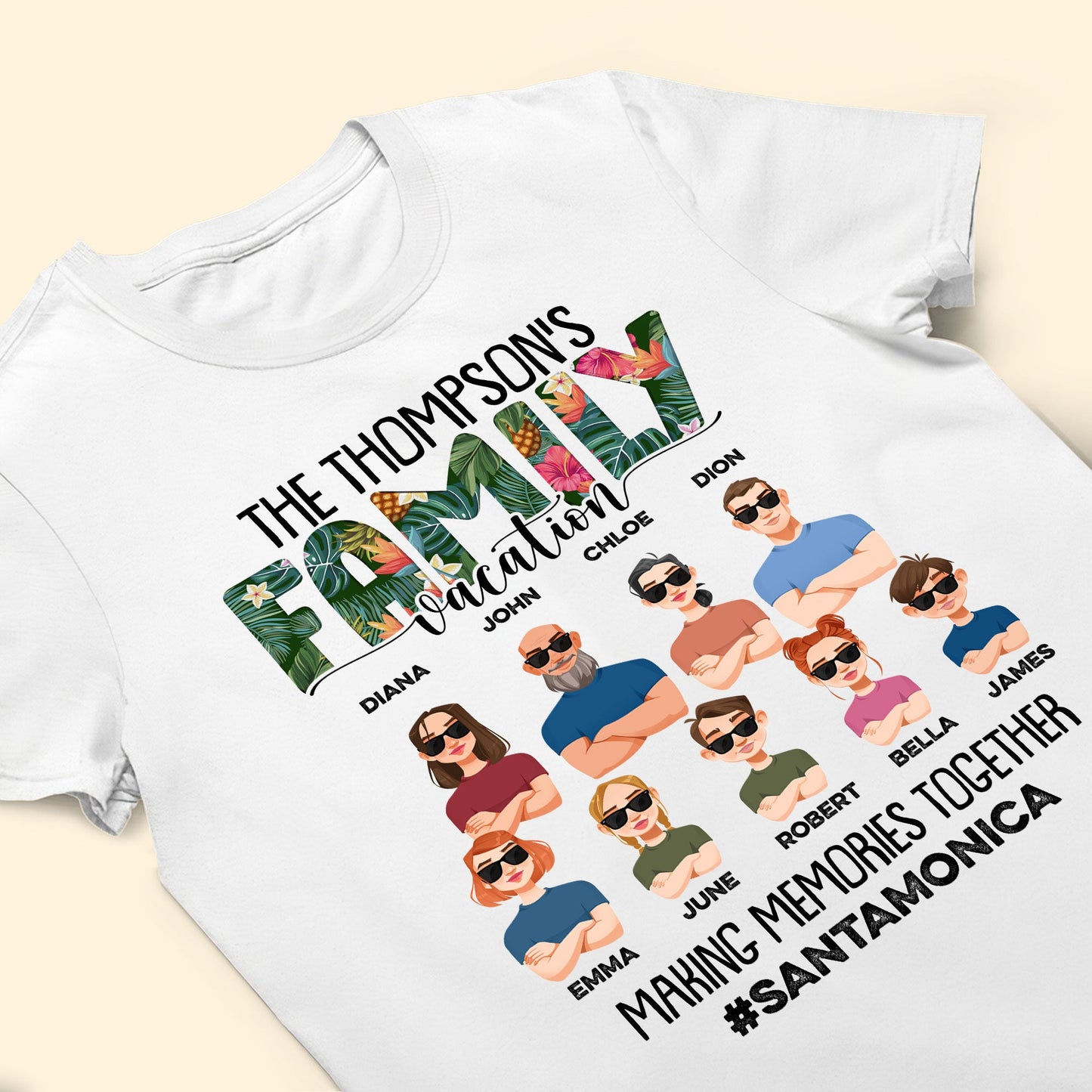 Our Family Vacation - Personalized Shirt