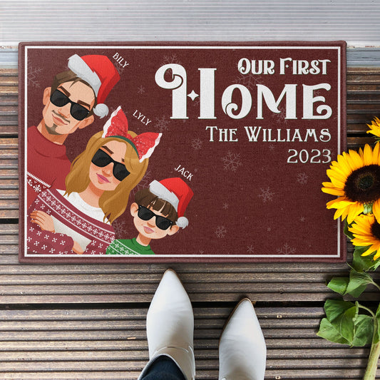Our First Home - Personalized Doormat