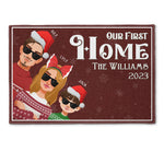 Our First Home - Personalized Doormat