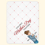 Our First Mother's Day Together - Personalized Blanket