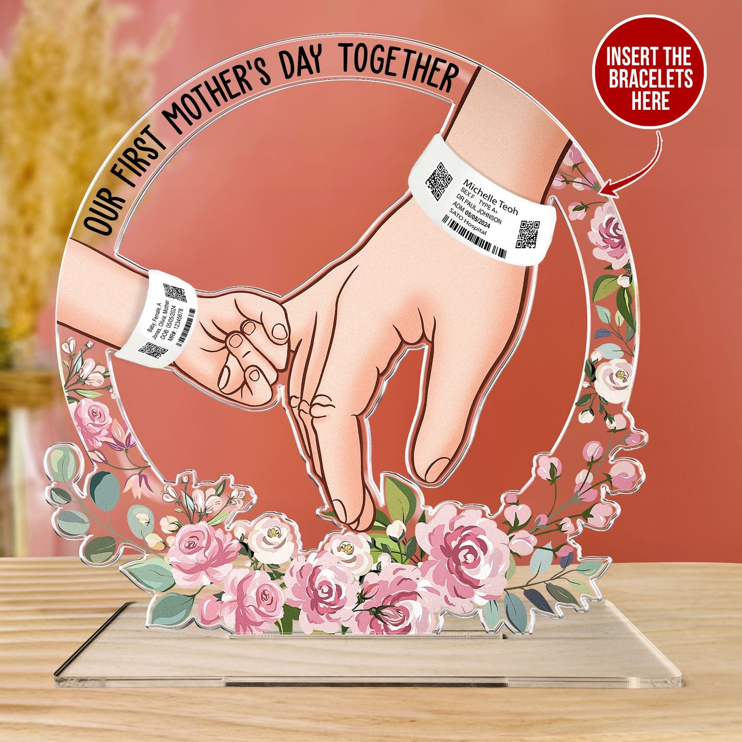 Our First Mother's Day Together - Personalized Acrylic Plaque