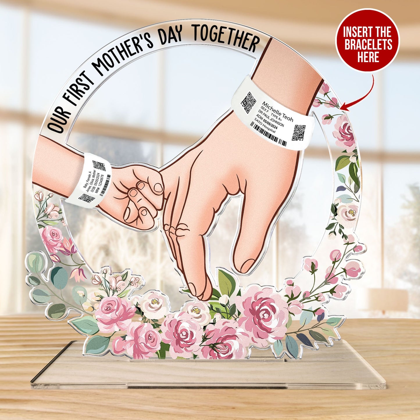 Our First Mother's Day Together - Personalized Acrylic Plaque