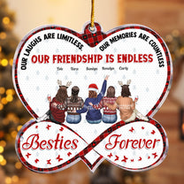 Our Friendship Is Endless Infinity Love - Personalized Acrylic Ornament